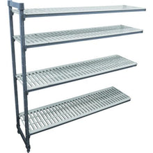 Load image into gallery viewer, CAMBRO fixed additional UNIT cam shelving elements shelf bench type 4 steps 866 x 610 x 1830mm
