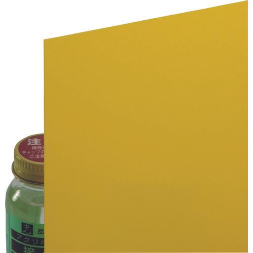 แผ่นเพลทไวนิล สีเหลืองอ่อน 0.5 x 910 x 300 มม