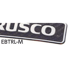画像をギャラリービューアに読み込む, ＴＲＵＳＣＯ　超耐候性軟質エンブレム　ＴＲＵＳＣＯロゴ文字のみ　エンボス加工タイプ
