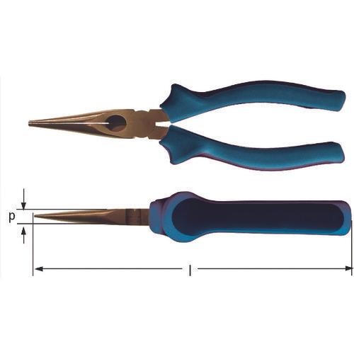 Ａｍｐｃｏスイス　防爆ロングノースプライヤー