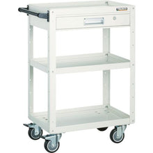 画像をギャラリービューアに読み込む, ＴＲＵＳＣＯ　イーグルワゴン　７５０Ｘ５００　引出付　ウレタン４輪自在　Ｗ色
