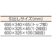 画像をギャラリービューアに読み込む, ＫＴＣ　トップチェスト（３段３引出し）レッド
