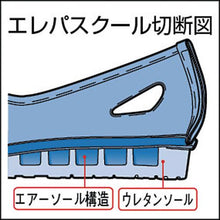 画像をギャラリービューアに読み込む, ミドリ安全　静電作業靴　エレパスクール　２６．０ＣＭ
