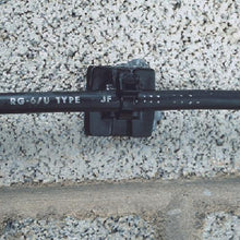 画像をギャラリービューアに読み込む, パンドウイット　エポキシ用マウントベース　耐候性黒　（１００個入）
