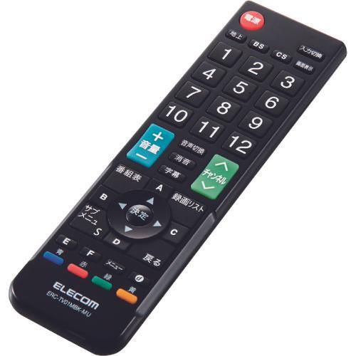 ผู้ผลิต ELECOM 12 รีโมทควบคุมทีวีหลายเครื่องที่ใช้งานร่วมกันได้ (ขนาด M)