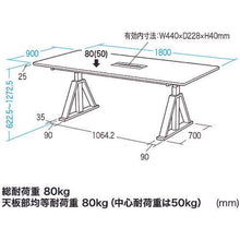 画像をギャラリービューアに読み込む, ＳＡＮＷＡ　電動昇降ミーティングデスク
