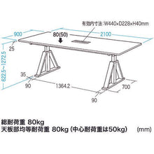 画像をギャラリービューアに読み込む, ＳＡＮＷＡ　電動昇降ミーティングデスク
