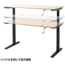 画像をギャラリービューアに読み込む, ＳＡＮＷＡ　手動昇降デスク
