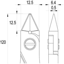 画像をギャラリービューアに読み込む, ｉｄｅａｌｔｅｋ　ＥＳＤ精密ニッパ　先細形　大　フラッシュ刃　１２０ｍｍ
