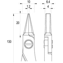 画像をギャラリービューアに読み込む, ｉｄｅａｌｔｅｋ　ＥＳＤ精密プライヤー　直爪・平　１３０ｍｍ
