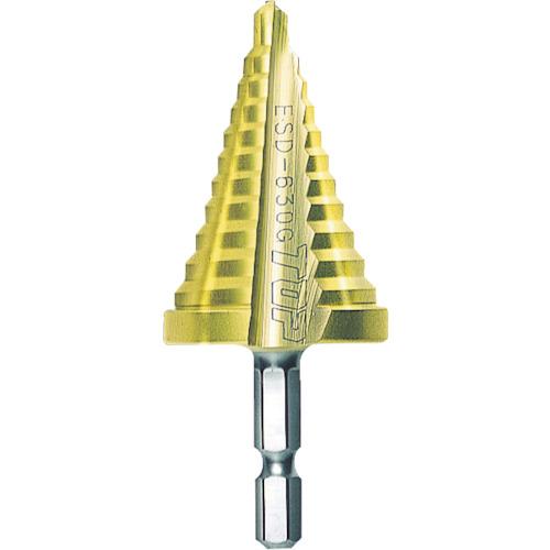 ＴＯＰ　電動ドリル用ステップドリル　１０段　４～２２ｍｍ　ゴールドタイプ