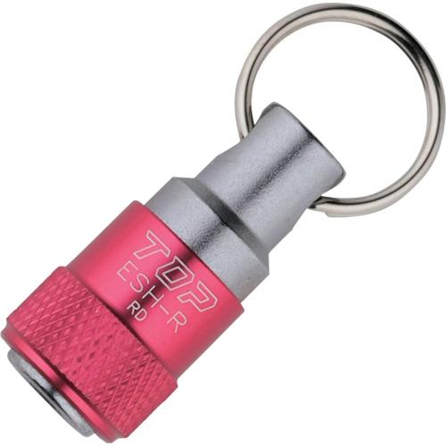 ＴＯＰ　携帯用ソケットホルダー　リング付　レッド