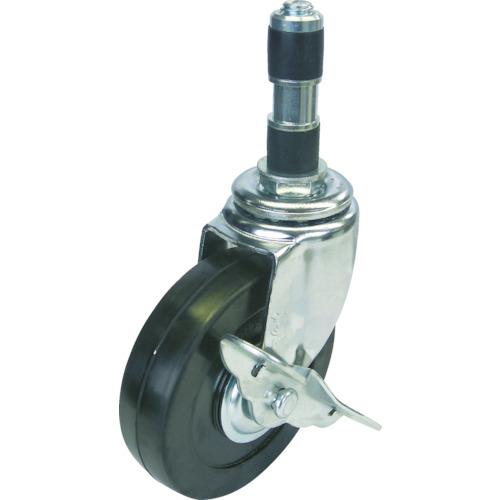 YUEI Rubber Pipe 22 Diameter Insert Swivel Wheel with Caster S 100 Diameter Rubber Wheel