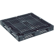 Load image into gallery viewer, NPC export packing plastic pallet EXA-1111-125H single-sided four-way insertion black
