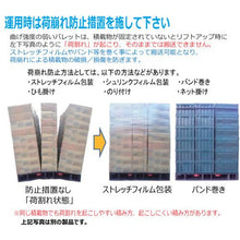Load image into gallery viewer, NPC export packing plastic pallet EXA-1111-125H single-sided four-way insertion black
