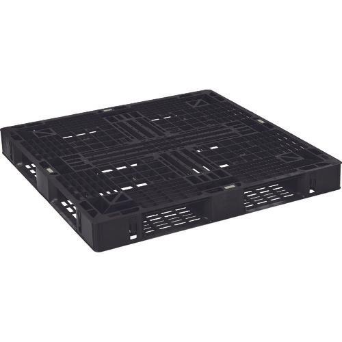 NPC export packing plastic pallet EXA-114114 single-sided four-way insertion black