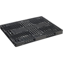 Load image into gallery viewer, NPC export packing plastic pallet EXM-1411 double-sided four-way insertion black
