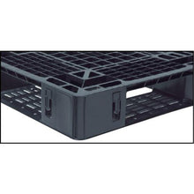 Load image into gallery viewer, NPC export packing plastic pallet EXM-1411 double-sided four-way insertion black
