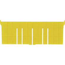 Tải hình ảnh vào trình xem thư viện, Vách ngăn dọc cho bình chứa DIC F-type F-12 Size ngoài: 365 x 136 màu vàng
