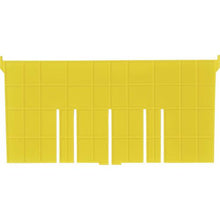 Tải hình ảnh vào trình xem thư viện, Vách ngăn dọc container DIC F-type F-17 Kích thước vỏ ngoài: 365 x 183 màu vàng
