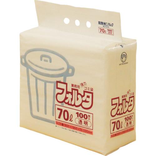 SANIPAK F-7C Kanyu packaging 70L transparent (1 bag (PK) = 100 pieces)