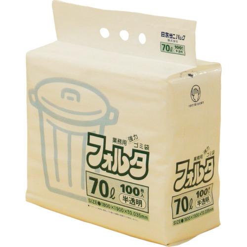 SANIPAK F-7H Kanyu Wrapping Forta 70L White translucent (1 bag (PK) = 100 pieces)