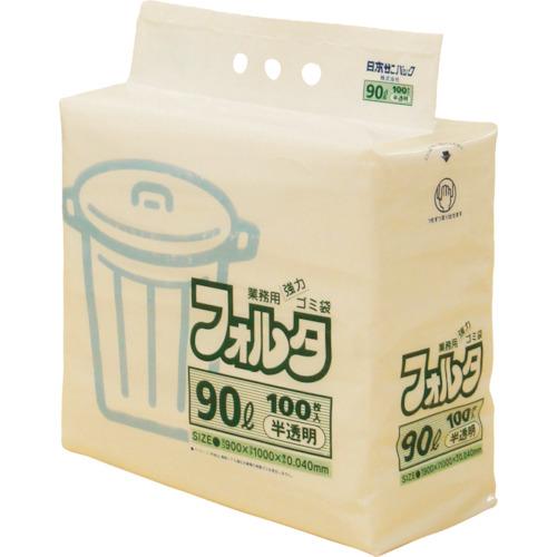 SANIPAK F-9H Kanyu Wrapping Forta 90L White translucent (1 bag (PK) = 100 pieces)