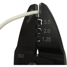 将图像导入到图库查看器中FUJIYA多用途 Denko 钳子 240mm 用于 Faston 和裸端子
