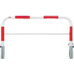 โหลดรูปภาพลงในโปรแกรมดูแกลเลอรี ป้ายหยุดรถ SUNPOLE พร้อมกุญแจเสียบ (เหล็ก) สีขาว
