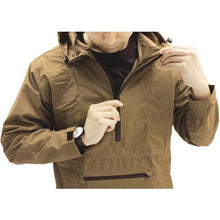 โหลดรูปภาพลงในโปรแกรมดูแกลเลอรี OTAFUKU FB-201 Camel HUBER Rain Jacket เสื้อสวมหัว LL
