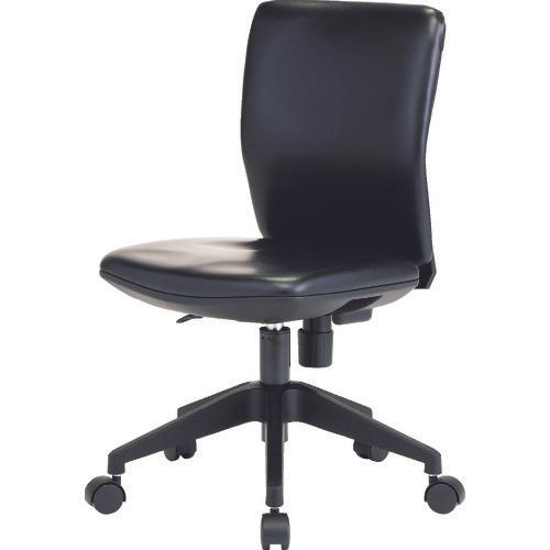 ทรุสโก้ เก้าอี้สำนักงานแบบกระจายแรงกดทับ เบาะหนังไวนิล ไม่มีข้อศอก สีดำ