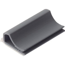 画像をギャラリービューアに読み込む, パンドウイット　フラットケーブル固定具　ゴム系粘着テープ付き　グレー（１００個）
