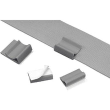 Tải hình ảnh vào trình xem thư viện, PANDUIT Flat Cable Fixture with Rubber Adhesive Tape Grey (500 Cái)
