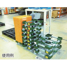 Tải hình ảnh vào trình xem thư viện, TRUSCO Telescoping Container Cart Kích thước bên trong Thép 400-500X600-700
