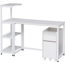 โหลดรูปภาพลงในโปรแกรมดูแกลเลอรี IRIS 250147 โต๊ะทำงานฟรีพร้อมชั้นวางสีขาว
