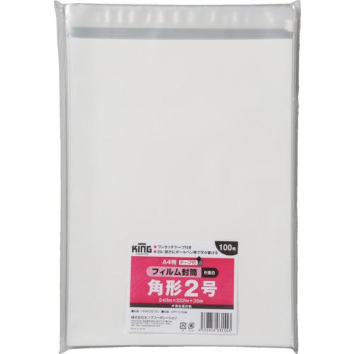 KING CORP ซองฟิล์ม 100 แผ่น เทปขาว 2 หน้า