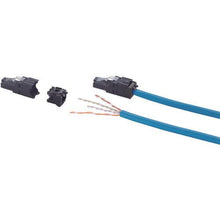 Load image into gallery viewer, PANDUIT Easy Termination Modular Plug LAN Connector Category 5E to Category 6A 10 Pieces FP6X88MTG-X
