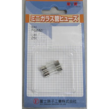 画像をギャラリービューアに読み込む, 冨士端子　ガラス管ヒューズ　（２個入）　２Ａ　５．２×２０ｍｍ
