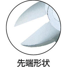 画像をギャラリービューアに読み込む, フジ矢　プラスチックニッパ（ラウンド刃・バネ付）１２５ｍｍ
