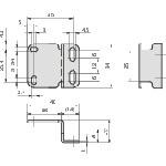 Load image into gallery viewer, ＩＷＡＴＡ　光電センサ用ブラケット
