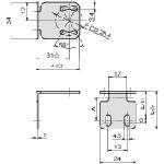 Tải hình ảnh vào trình xem thư viện, ＩＷＡＴＡ　光電センサ用ブラケット
