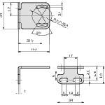 Tải hình ảnh vào trình xem thư viện, ＩＷＡＴＡ　光電センサ用ブラケット
