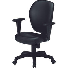 โหลดรูปภาพลงในโปรแกรมดูแกลเลอรี TOKIO เก้าอี้สำนักงาน FS T-77HL พนักสูงมีศอกตัว T ดำ (หนัง)
