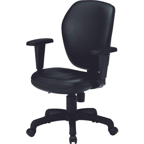 TOKIO เก้าอี้สำนักงาน FS T-77HL พนักสูงมีศอกตัว T ดำ (หนัง)