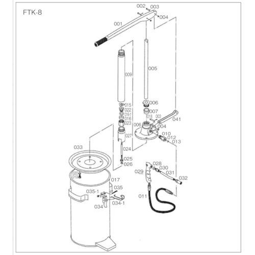 ＴＲＵＳＣＯ　ＦＴＫ８用　タンク
