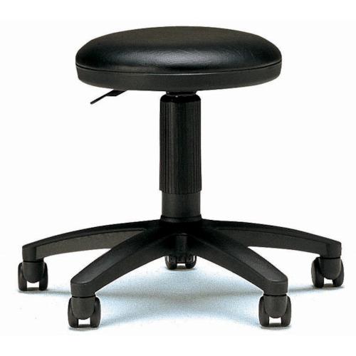 TOKIO เก้าอี้ทำงาน ไวนิล หุ้มหนัง สีดำ ทรงกระบอกแก๊ส