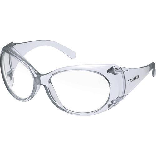 TRUSCO wide view twin eye type protective glasses clear type PET-AF lens