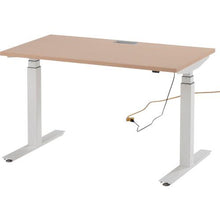 โหลดรูปภาพลงในโปรแกรมดูแกลเลอรี TOKIO โต๊ะทำงานยกไฟฟ้า หน้ากว้าง 1200 x ลึก 700 x สูง 650-1250 มม. สีธรรมชาติ
