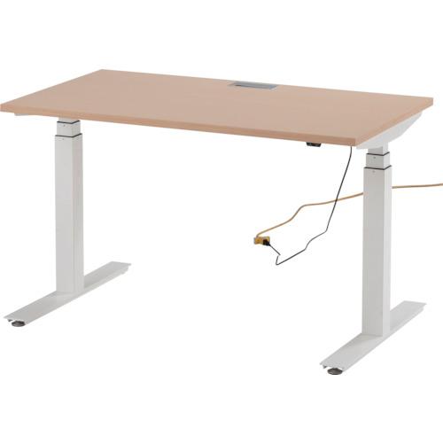TOKIO โต๊ะทำงานยกไฟฟ้า หน้ากว้าง 1200 x ลึก 700 x สูง 650-1250 มม. สีธรรมชาติ