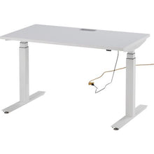 โหลดรูปภาพลงในโปรแกรมดูแกลเลอรี TOKIO โต๊ะทำงานยกระดับไฟฟ้า หน้ากว้าง 1200 x ลึก 700 x สูง 650-1250 มม. สีขาว
